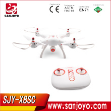 Original Syma X8SC RC Drone con cámara de 2MP Air Press Altitude Hold / Modo sin cabeza con luz LED PK Syma X8SW SJY-X8SC